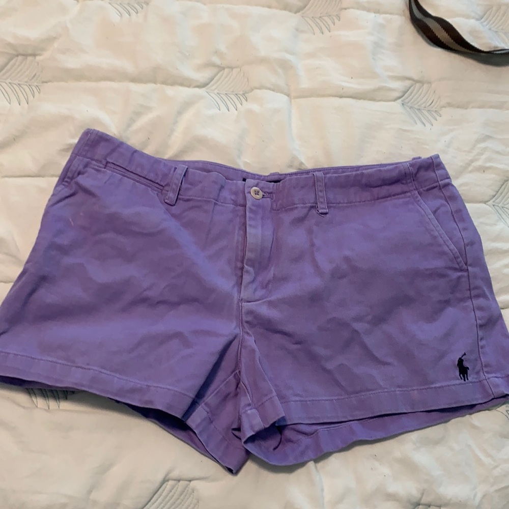 Purple polo Ralph Lauren sport Shorts